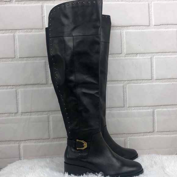 Gibson&Latimer Leather Over-the-Knee Riding Boots - Picture 2 of 13